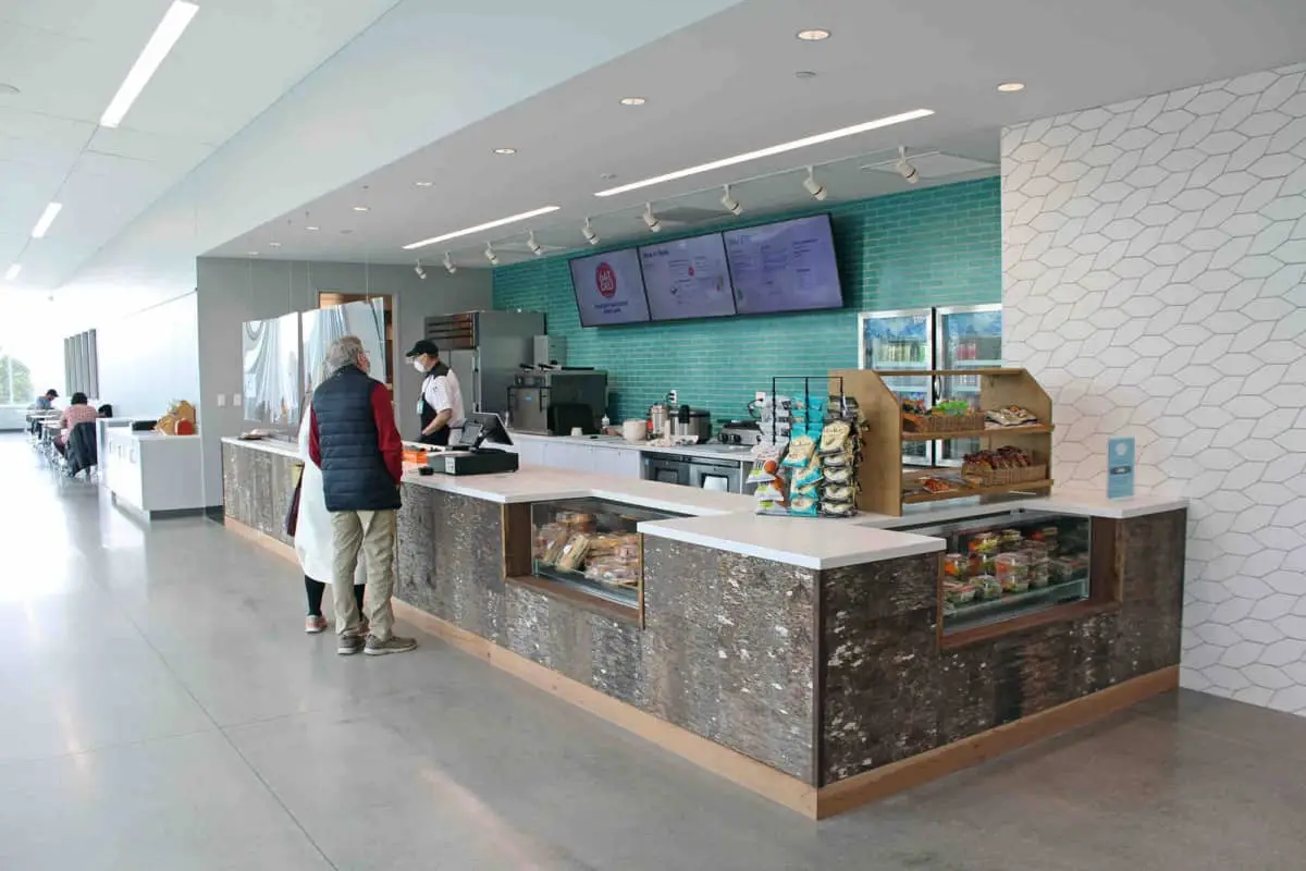 Fayetteville Public Library deli and cafe area