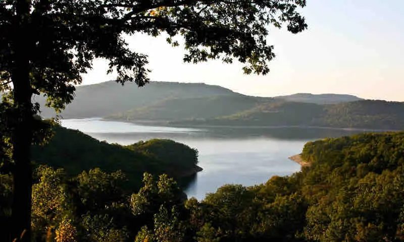 Biking hiking and running trail in Northwest Arkansas