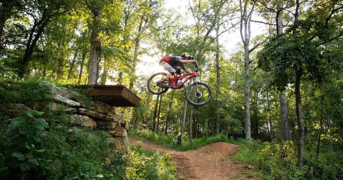 Coler Mountain Bike Preserve trails in Bentonville Arkansas