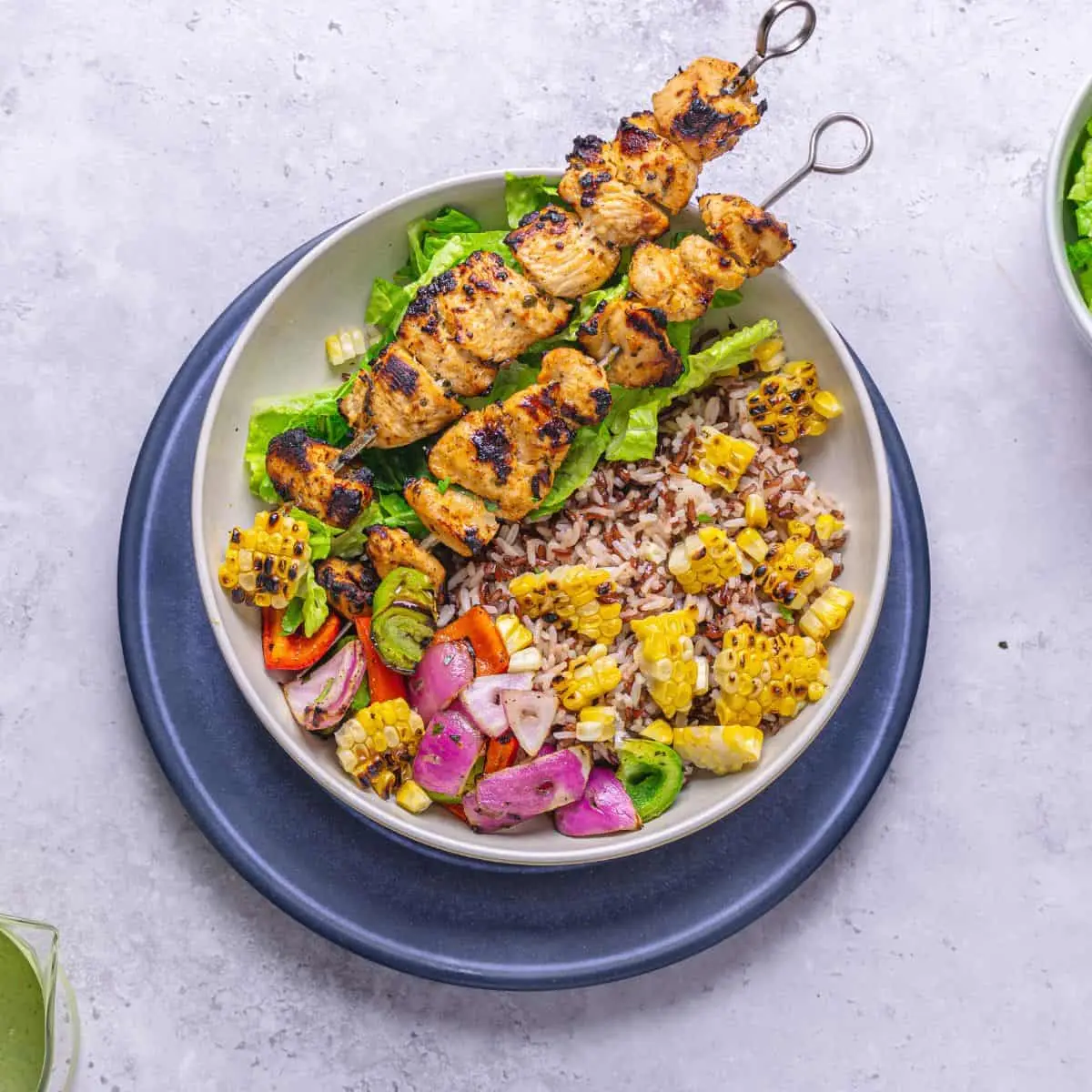 Greek chicken kebab bowl from new NWA restaurant
