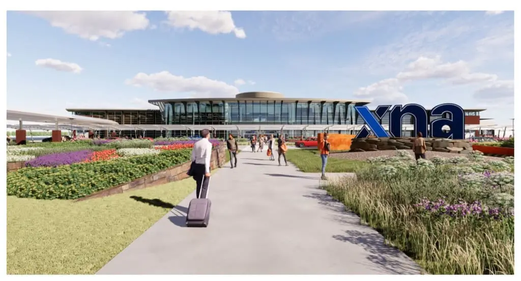 Walmart campus art and epic mountain bike trails in NWA