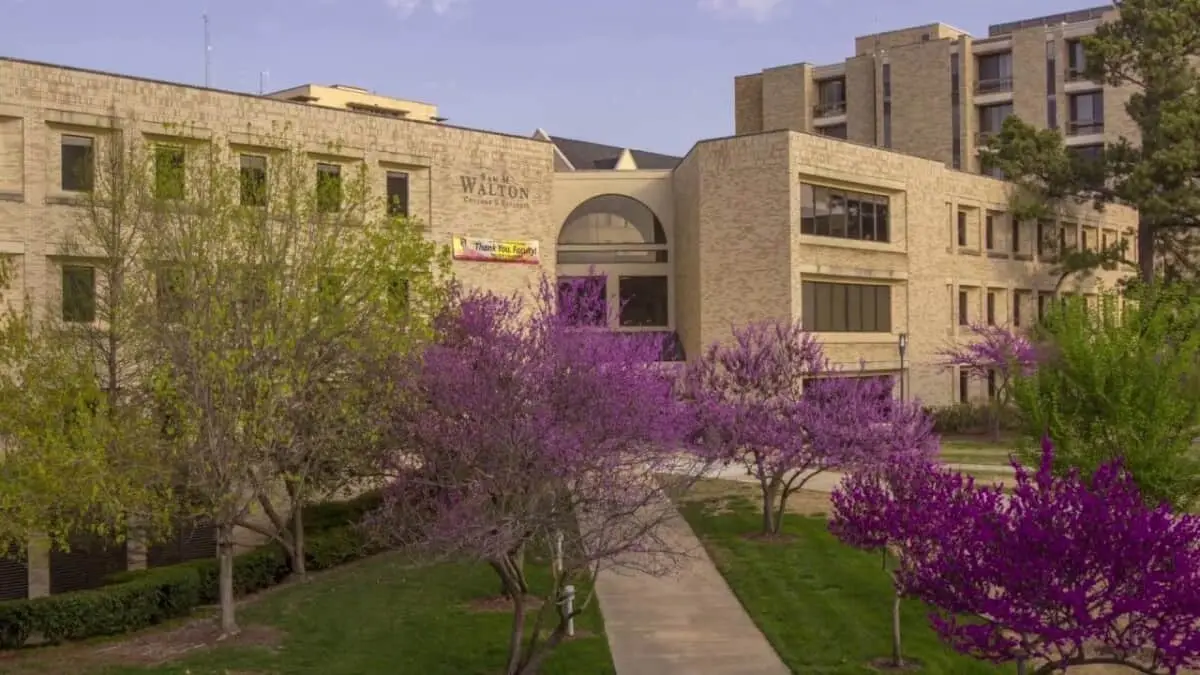 Sam Walton Business School at University of Arkansas campus