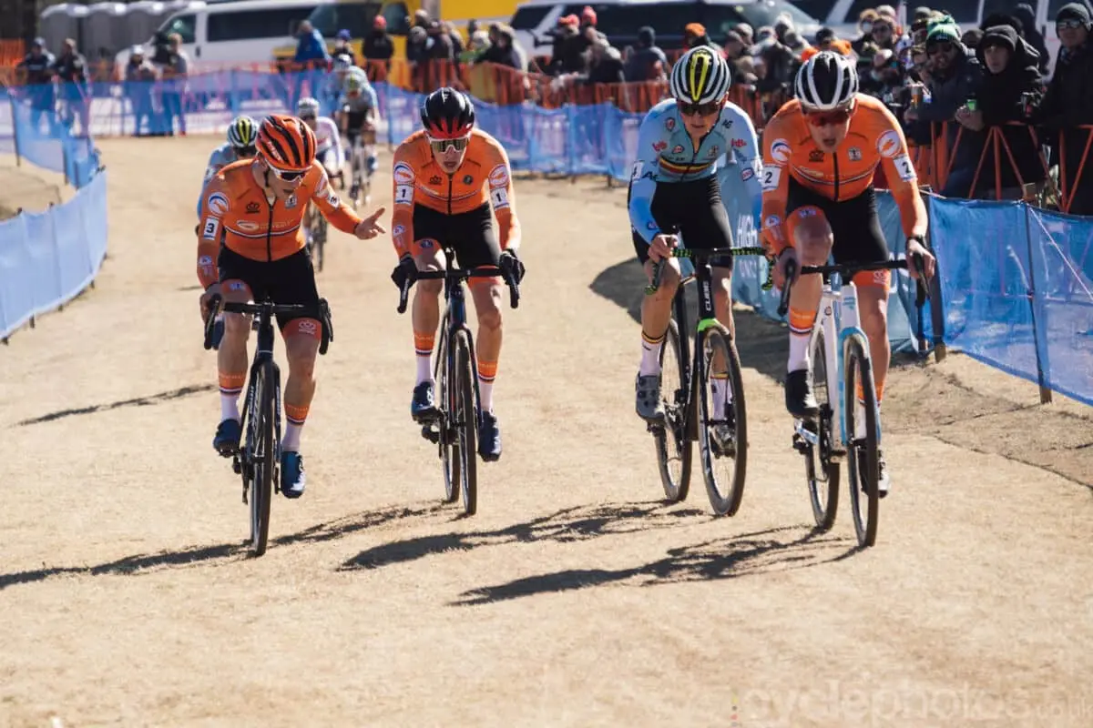 Cyclocross World Championships racing in Fayetteville Arkansas