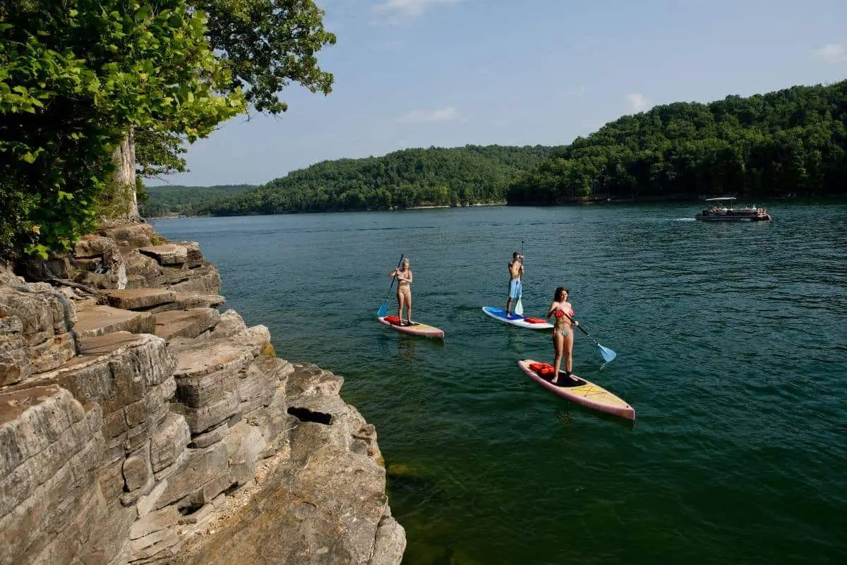 Summer water activities on Beaver Lake Northwest Arkansas