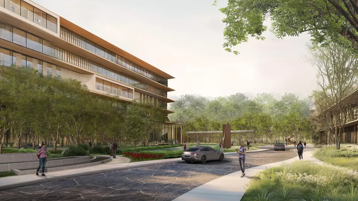 Bentonville healthcare campus rendering in Northwest Arkansas