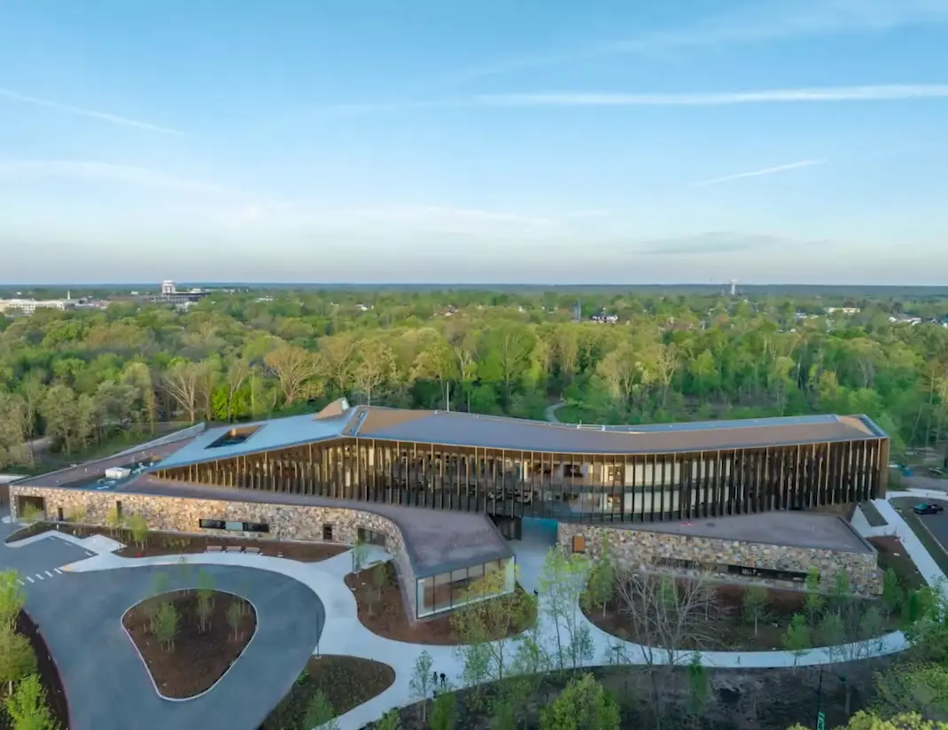 Rendering of the planned Walton-backed STEM university campus in Bentonville, Arkansas