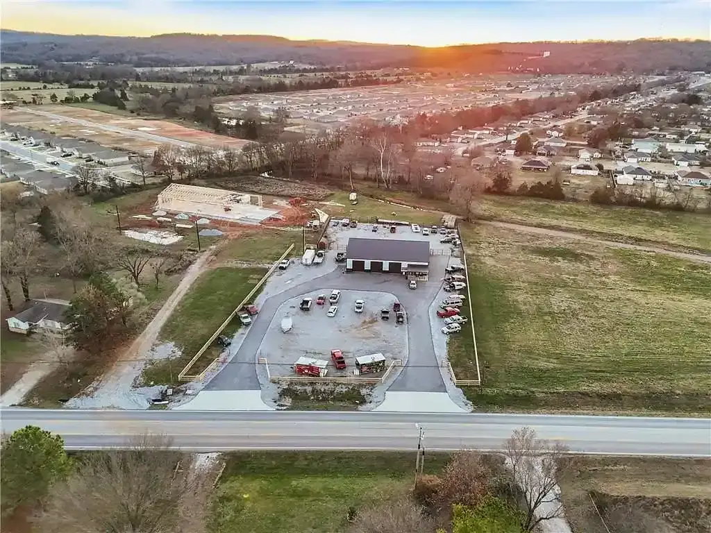 Scenic view of Elkins near east Fayetteville Arkansas