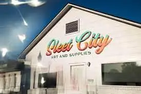 Sleet City Art Store gallery in Fayetteville Arkansas
