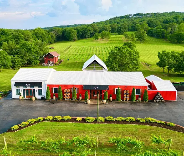 Sassafras Springs Vineyard and winery in Northwest Arkansas