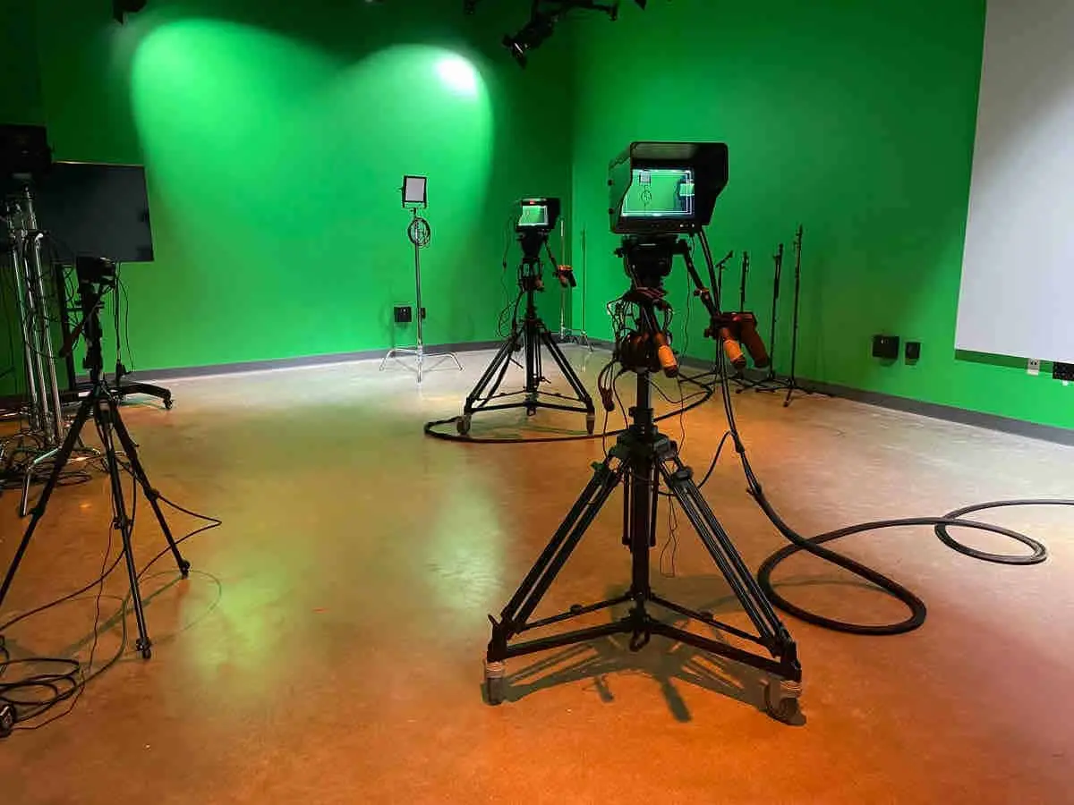 Video studio inside Fayetteville Public Library NWA